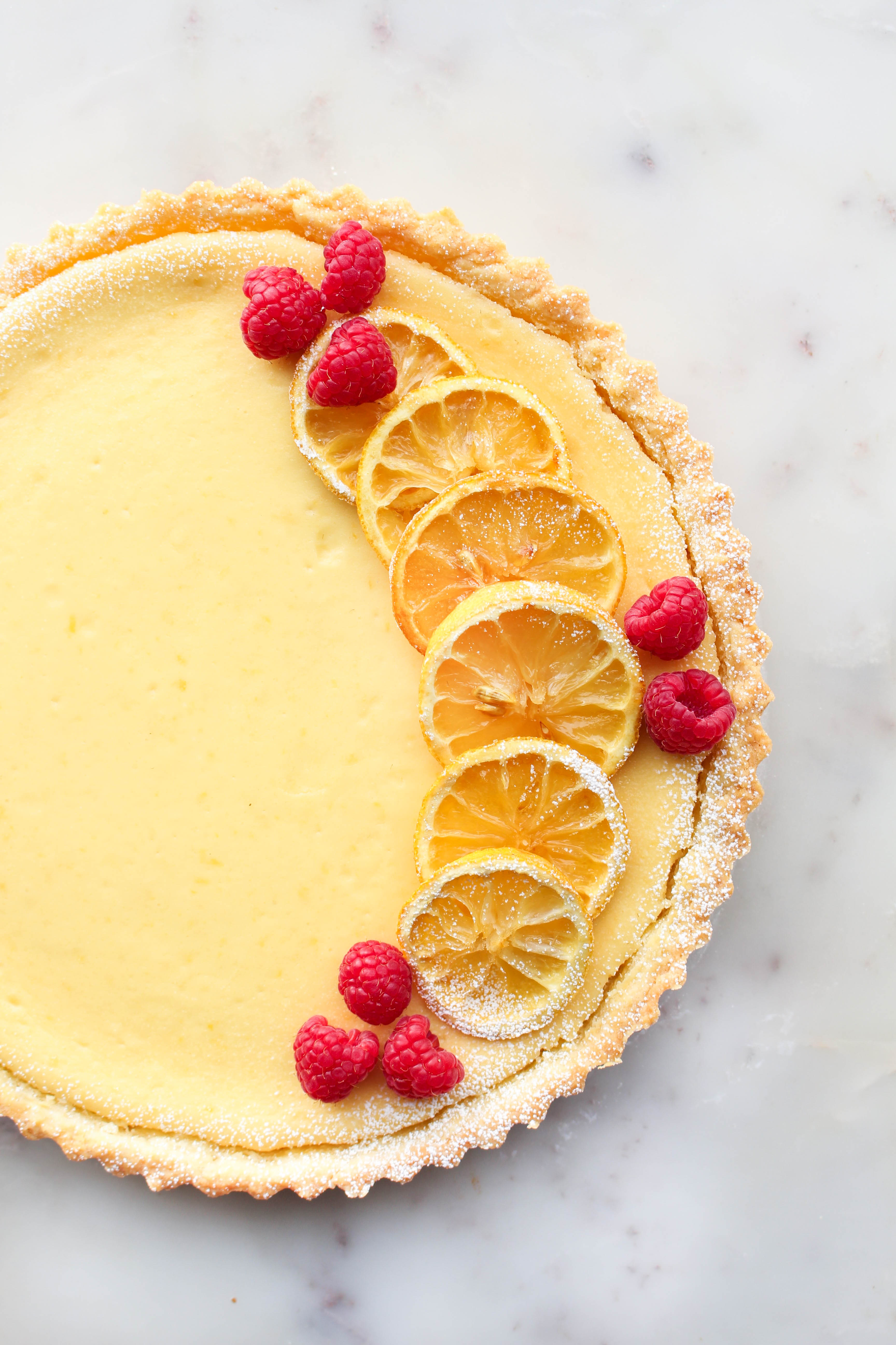 Lemon Cheesecake Tart - The Sweet and Simple Kitchen