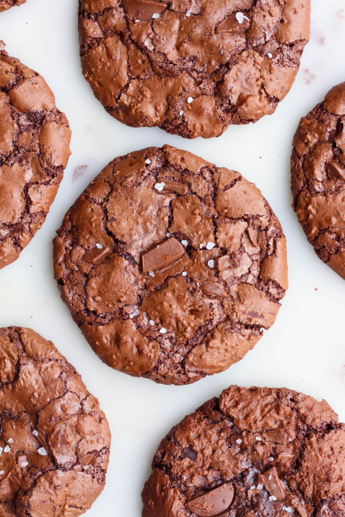Flourless Chocolate Hazelnut Mocha Cookies - The Sweet and Simple Kitchen