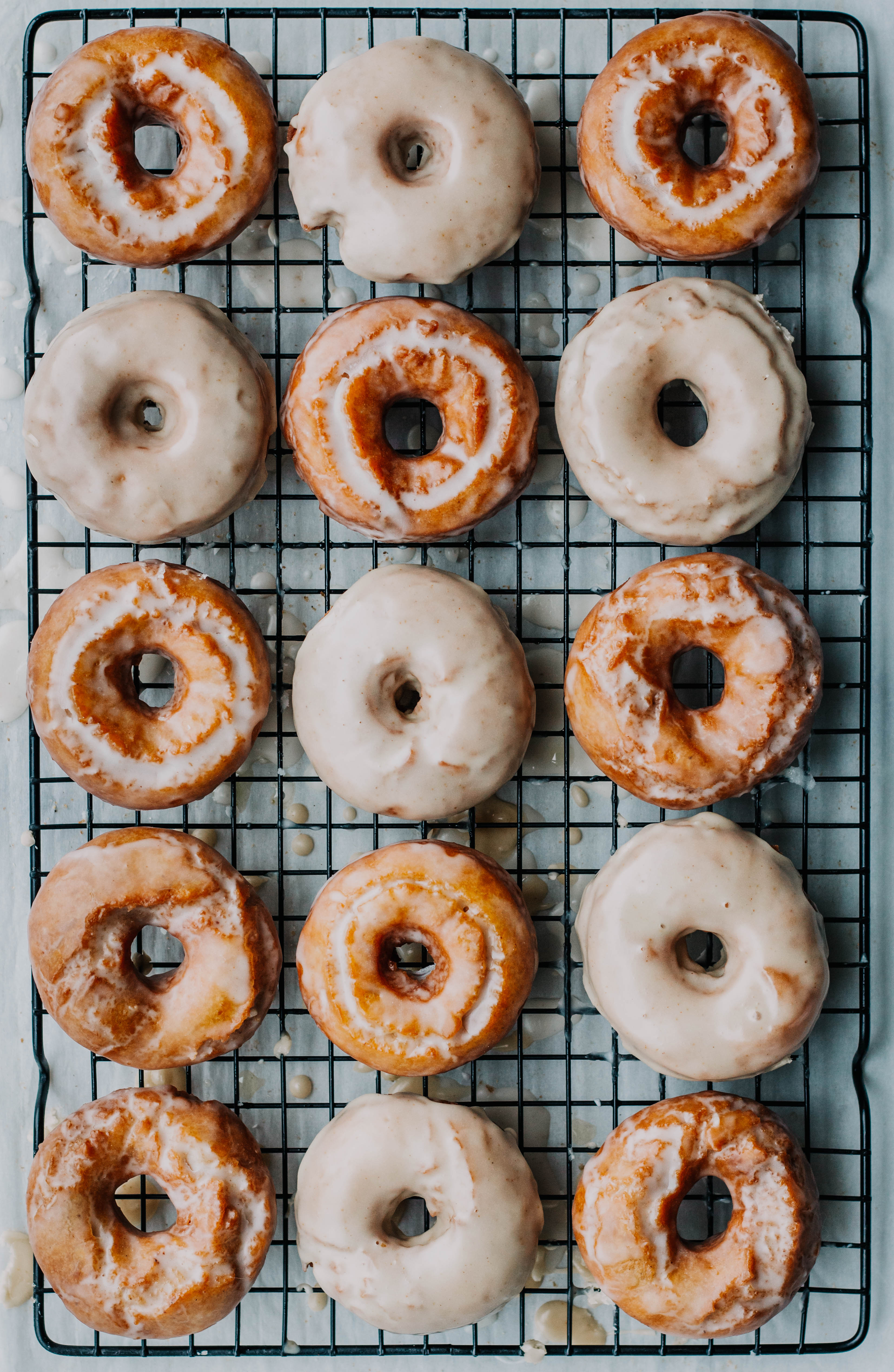 Sour Cream Cake Donuts With Maple Brown Butter Glaze The Sweet And Simple Kitchen 7838