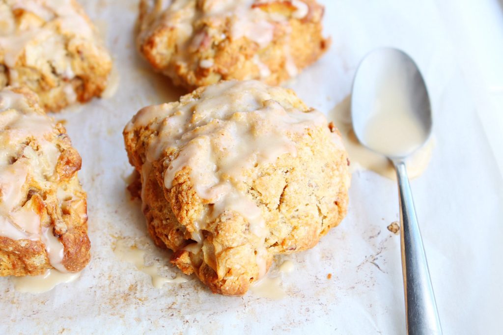 Maple Pecan Apple Scones - The Sweet and Simple Kitchen