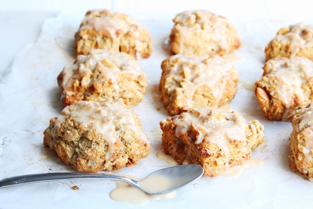 Maple Pecan Apple Scones - The Sweet and Simple Kitchen