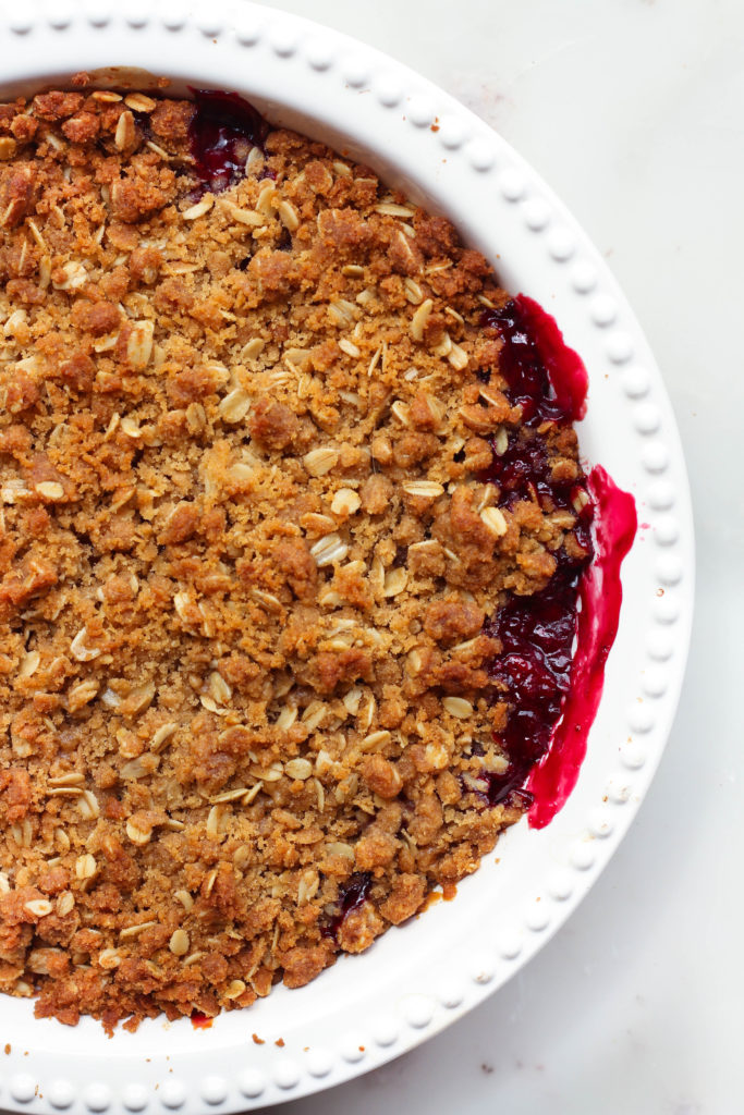 Cherry Crisp - The Sweet and Simple Kitchen