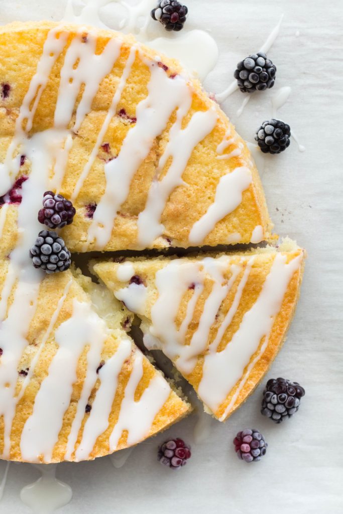 Lemon Berry Olive Oil Cake - The Sweet and Simple Kitchen