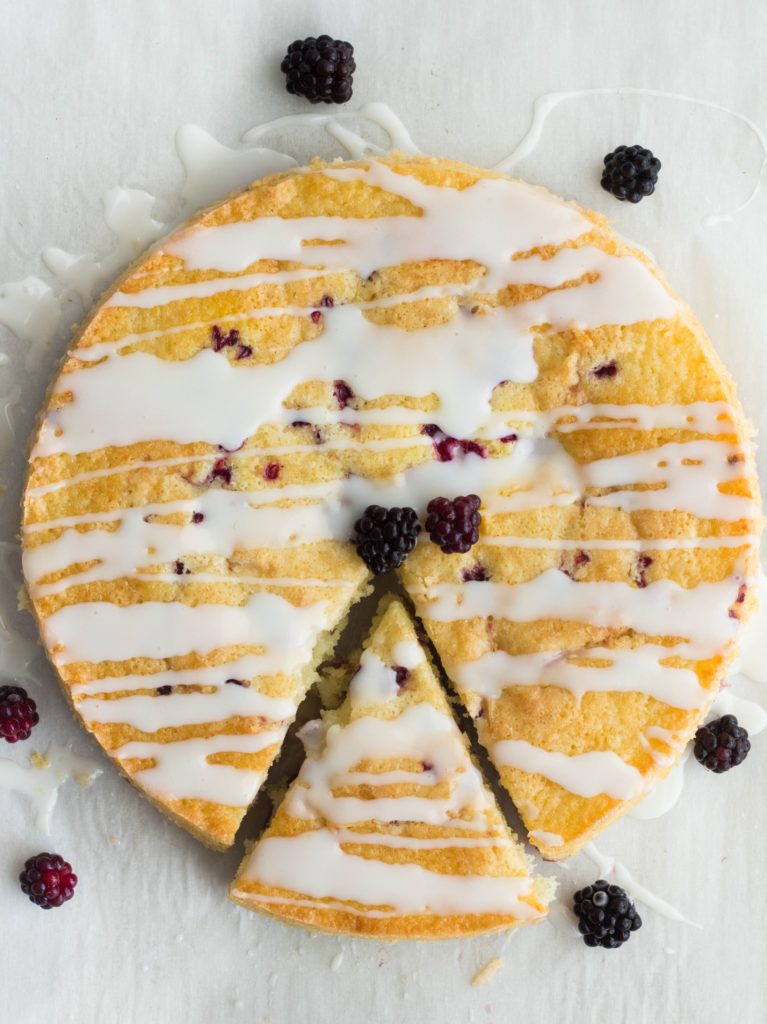 Lemon Berry Olive Oil Cake - The Sweet and Simple Kitchen