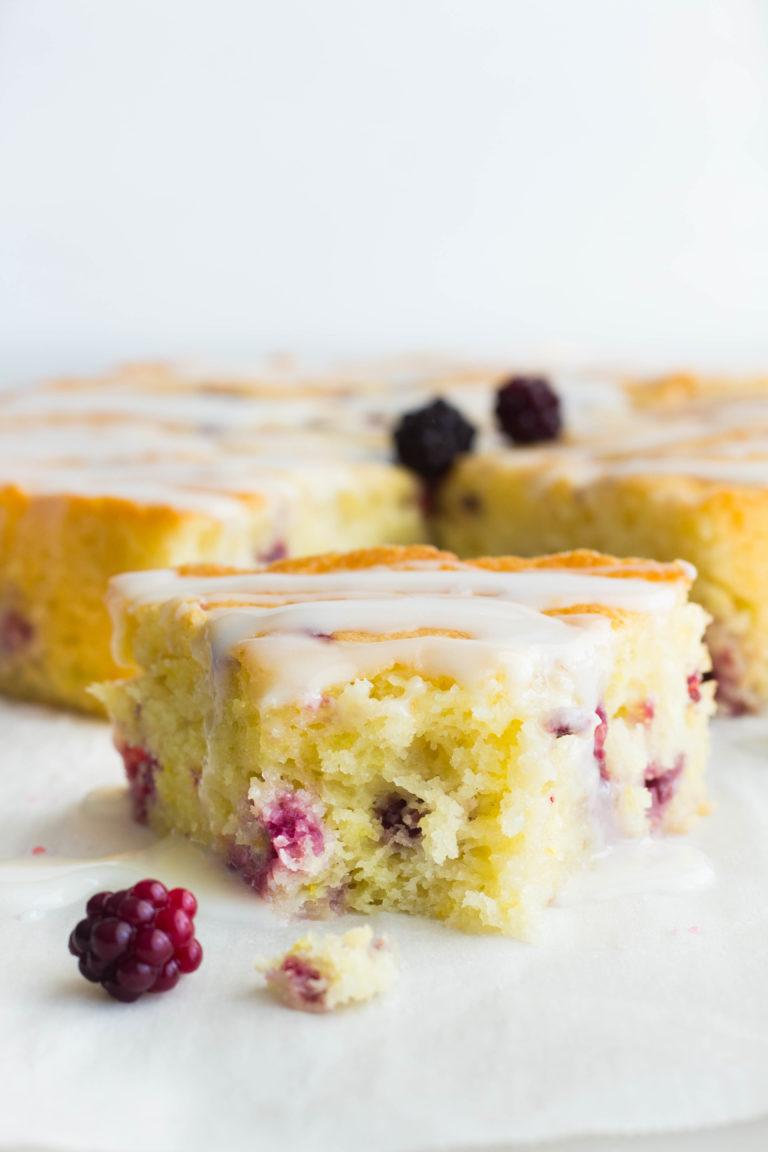 Lemon Berry Olive Oil Cake - The Sweet and Simple Kitchen