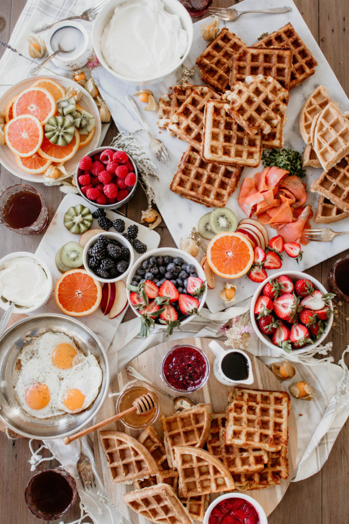 Sweet & Savory Waffle Bar Photoshoot - The Sweet and Simple Kitchen