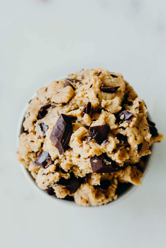 Edible Brown Butter Chocolate Chip Cookie Dough Two Ways - The Sweet ...