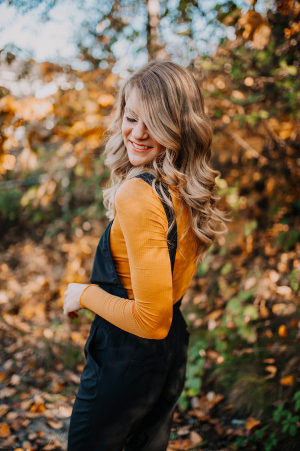 Pumpkin Chocolate Chip Snack Cake & My Fav Jumpsuit - The Sweet and ...