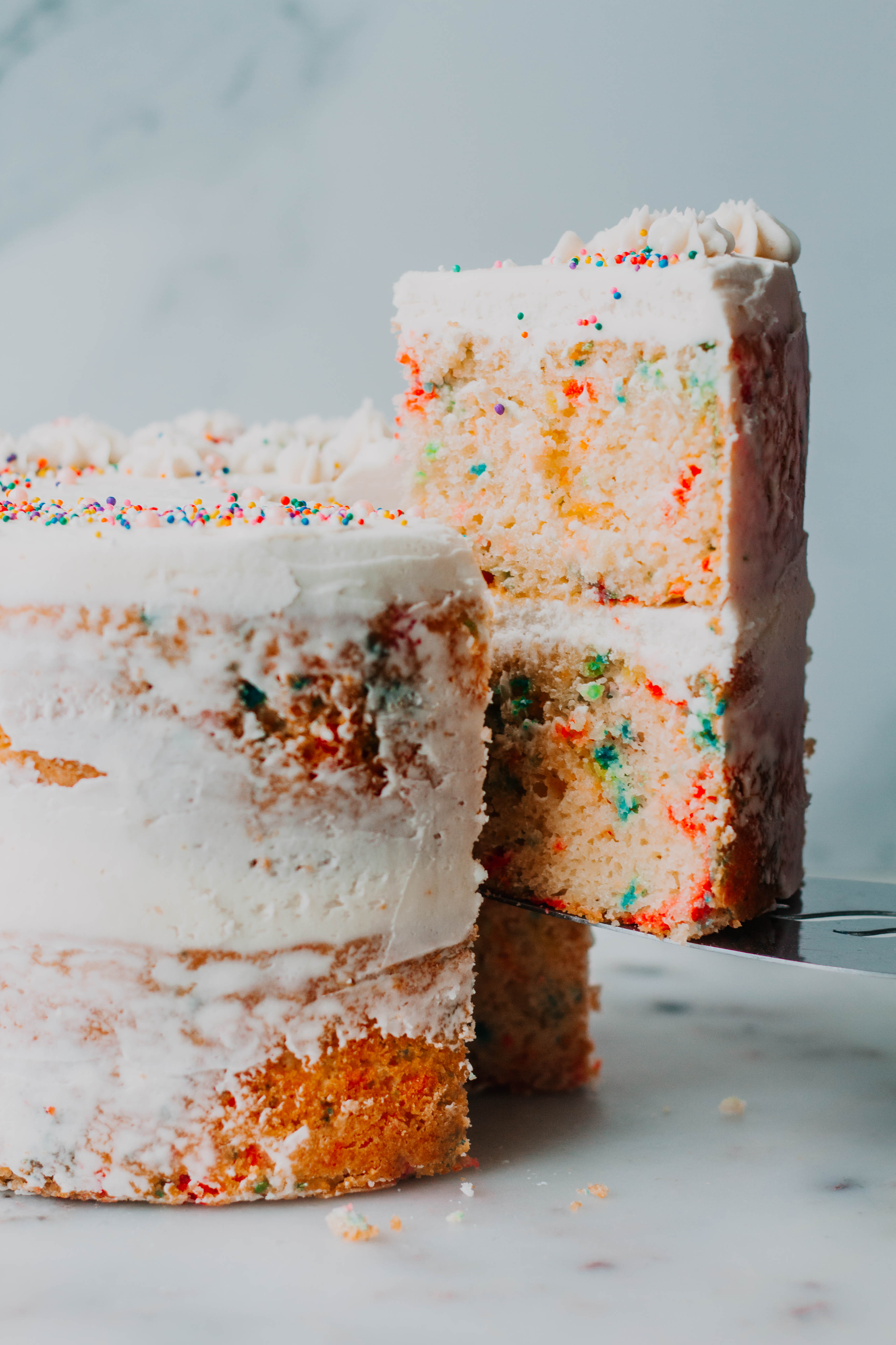 Funfetti Bundt Cake (A Doctored Cake Mix Recipe) - I Scream for