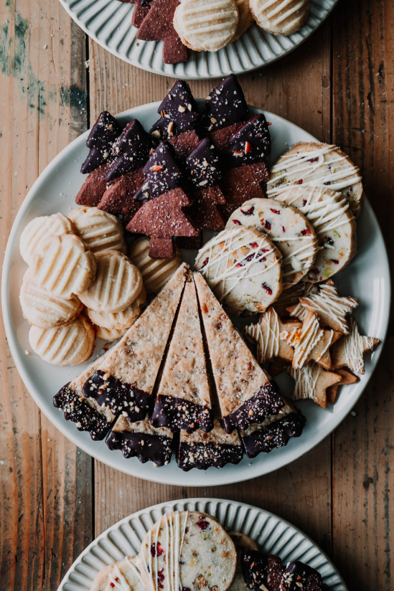 Mom's Whipped Shortbread Four Ways - The Sweet and Simple Kitchen