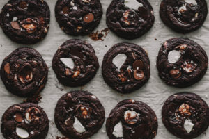 Double Chocolate Coffee Addict Cookies - The Sweet and Simple Kitchen