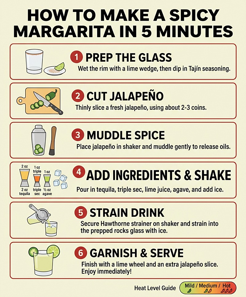 HOW TO MAKE A SPICY MARGARITA IN 5 MINUTES