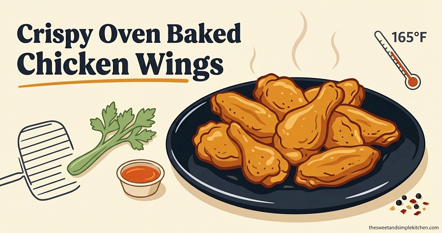 Oven Baked Chicken Wings Recipe