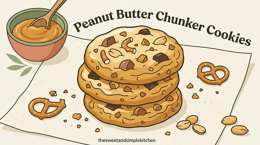 Peanut Butter Chunker Cookies Recipe