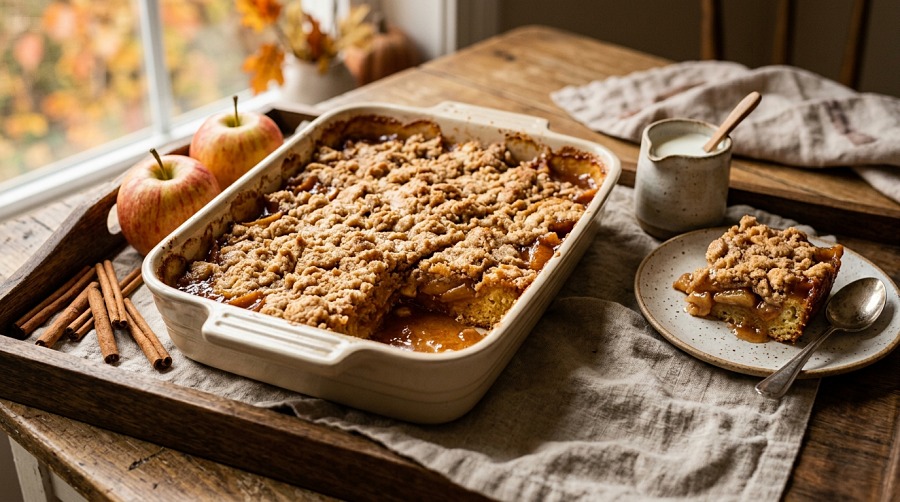 Apple Cinnamon Dump Cake