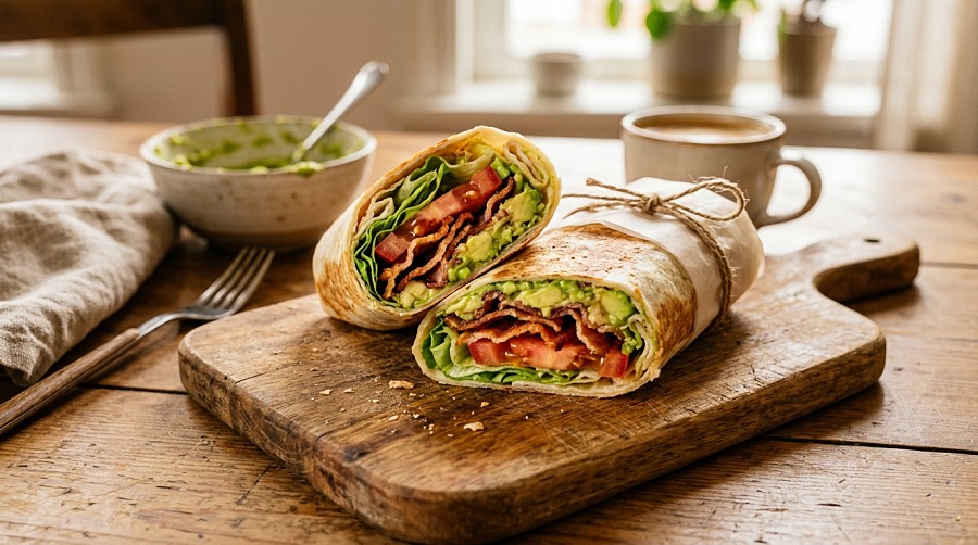 Avocado BLT Wrap