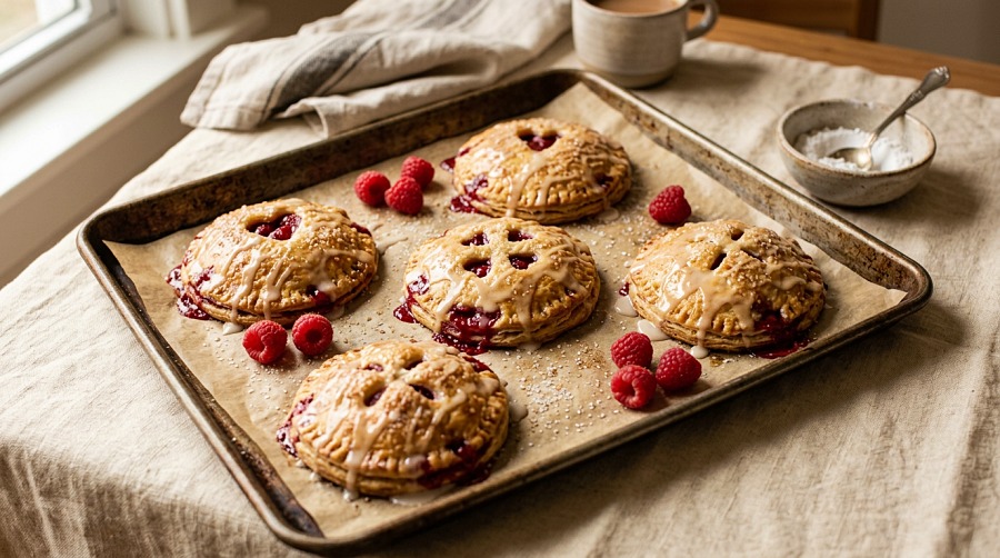 BOMB AF Puff Pastry Berry Hand Pies Recipe