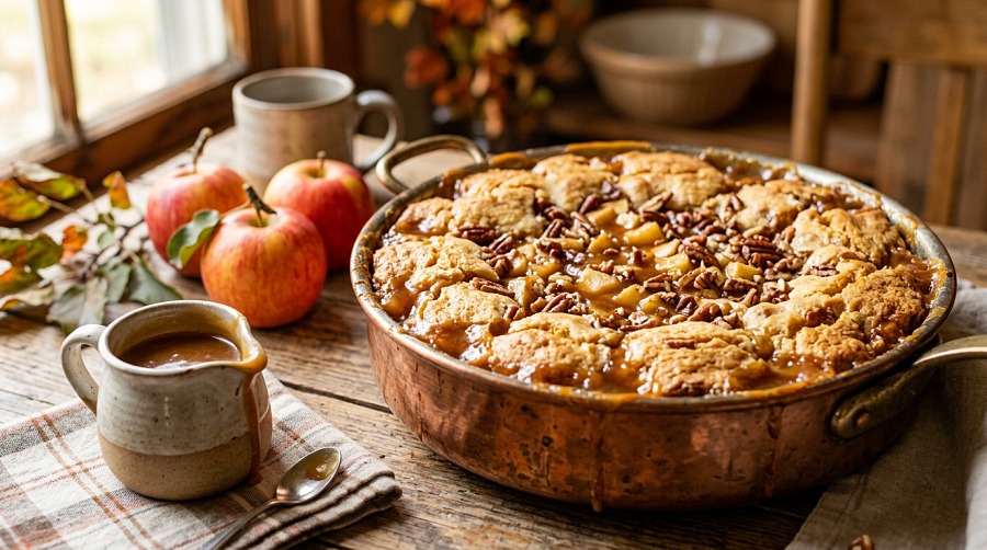 Caramel Apple Dump Cake