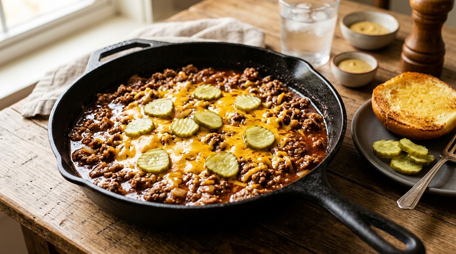 Cheeseburger Skillet