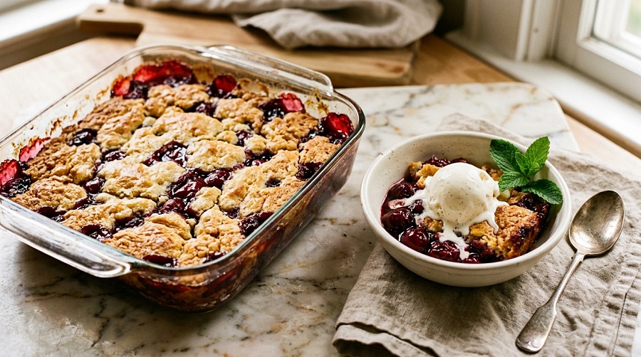 Classic Cherry Dump Cake