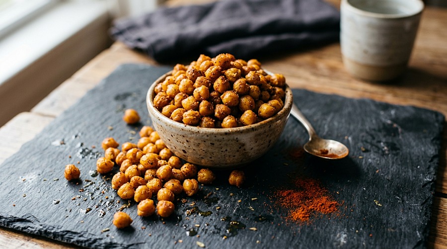 Crispy Roasted Chickpeas