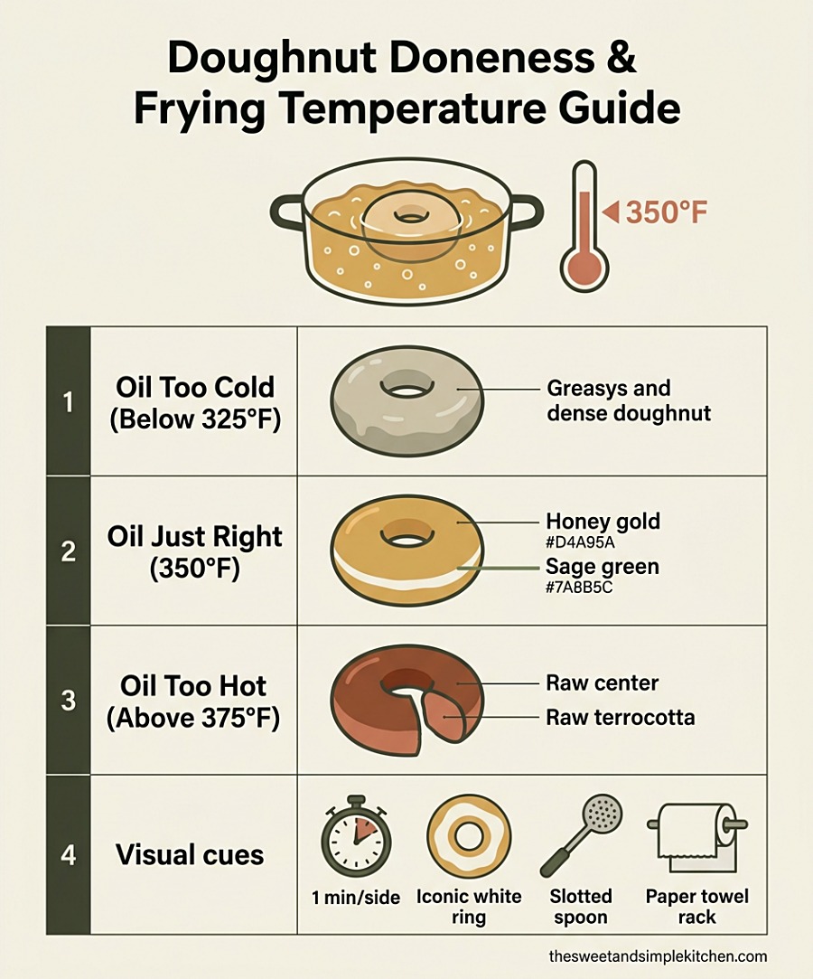 Doughnut Doneness & Frying Temperature Guide