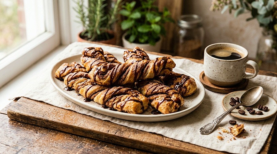 Easy Coffee Cinnamon Twists Recipe