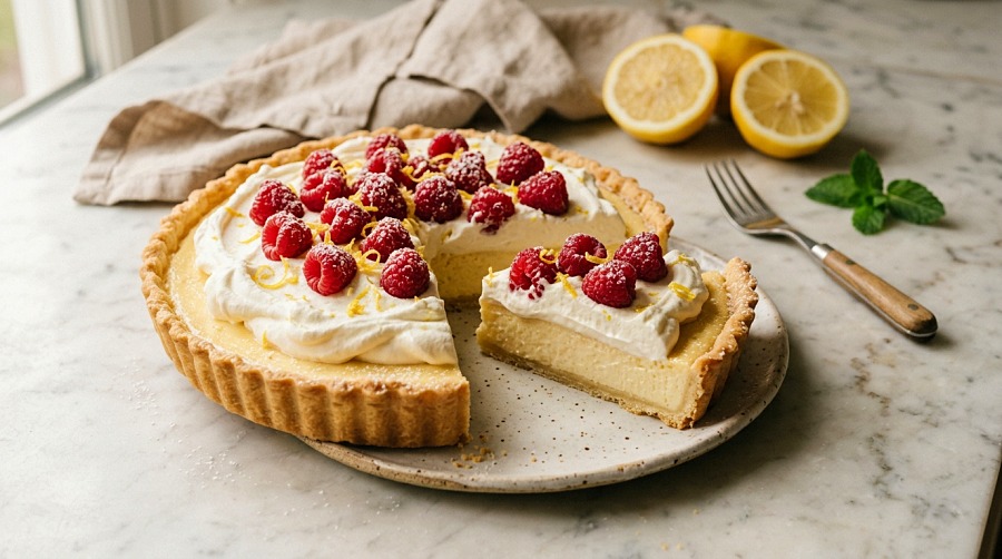 Easy Lemon Cheesecake Tart Recipe