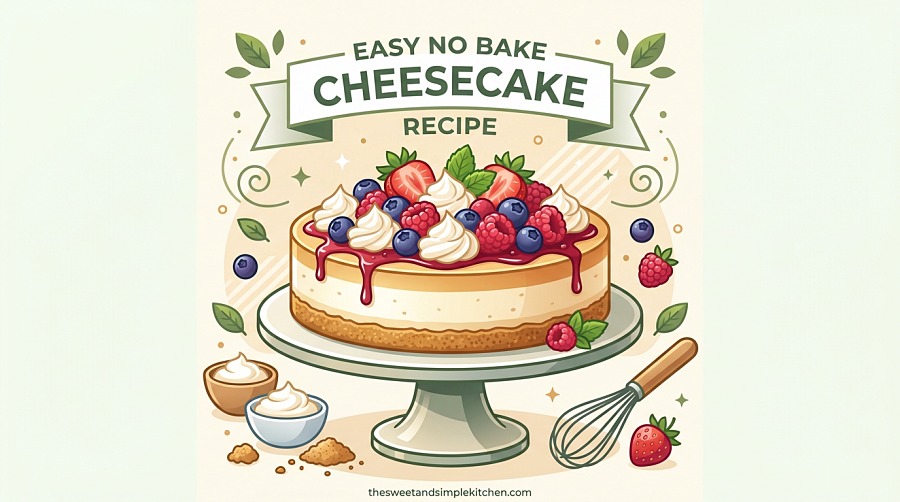 Easy No Bake Cheesecake Recipe
