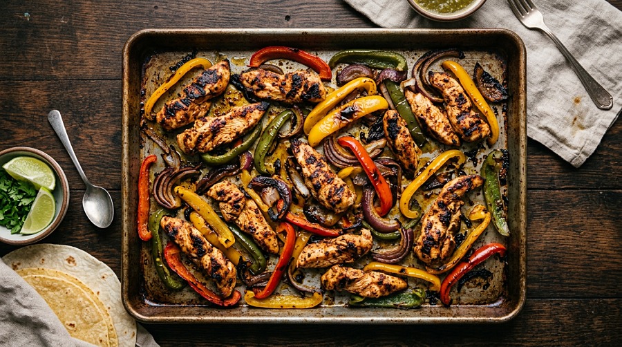 Fajita Chicken with Peppers and Onions