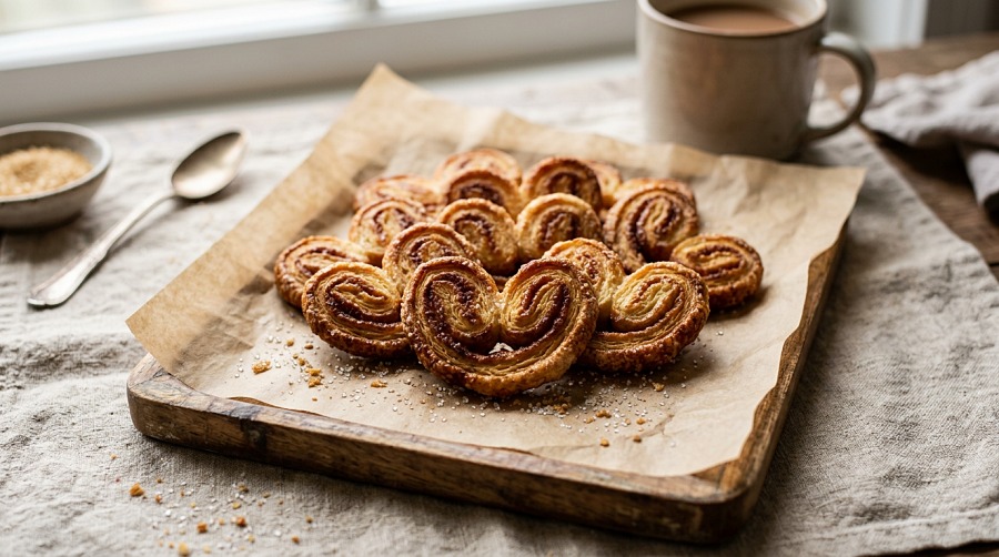French Palmier Cookies