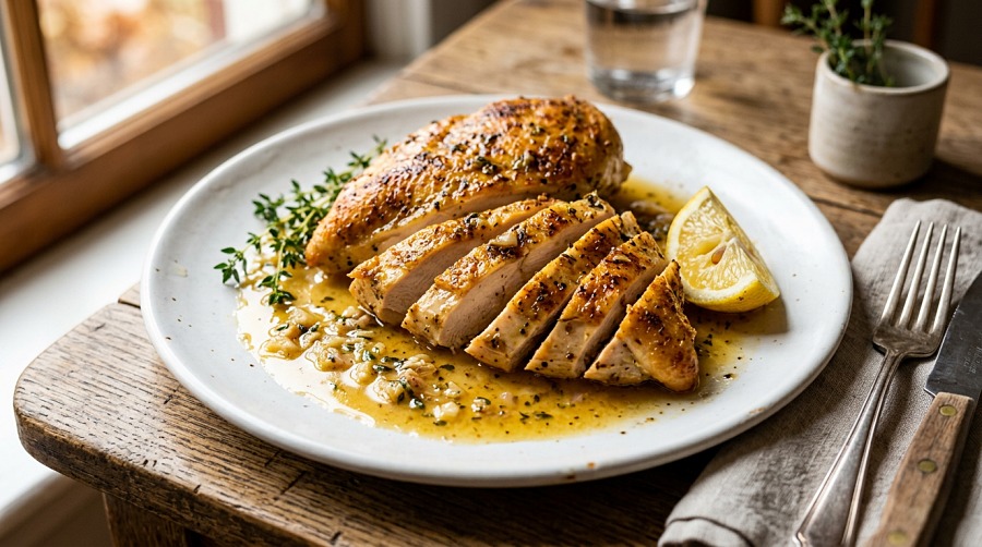 Garlic Butter Pan-Seared Chicken