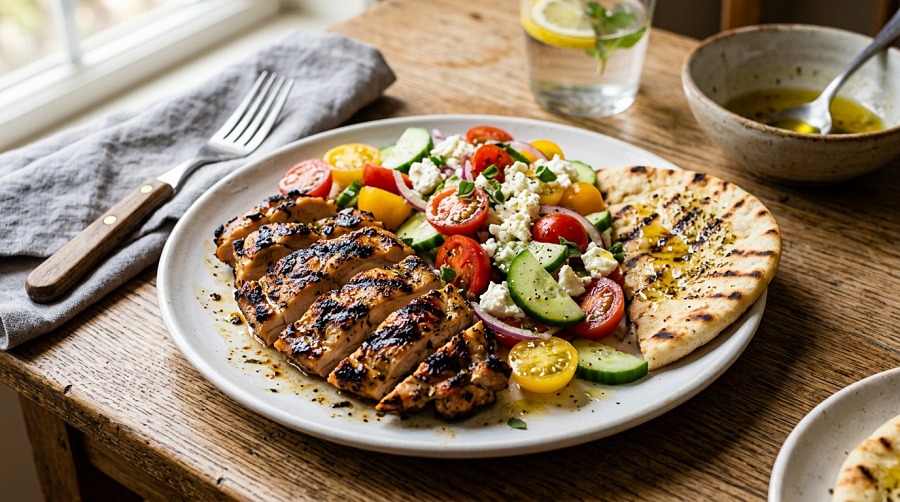 Greek Lemon Chicken Thighs
