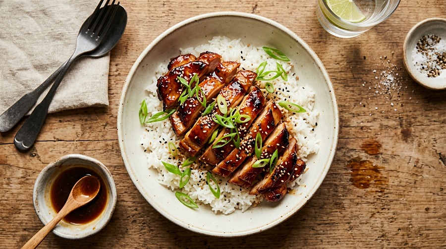 Honey Soy Glazed Thighs