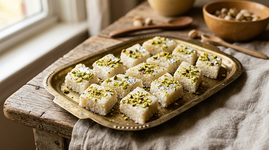 Indian Coconut Barfi