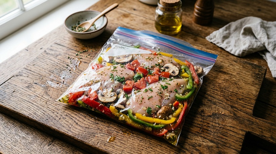 Italian Chicken & Veggies Dump Bag