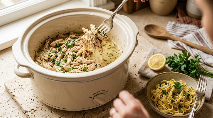 Italian Dressing Slow Cooker Chicken