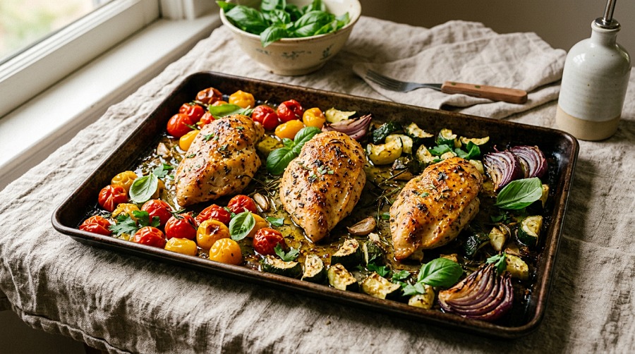 Italian Herb Chicken with Vegetables