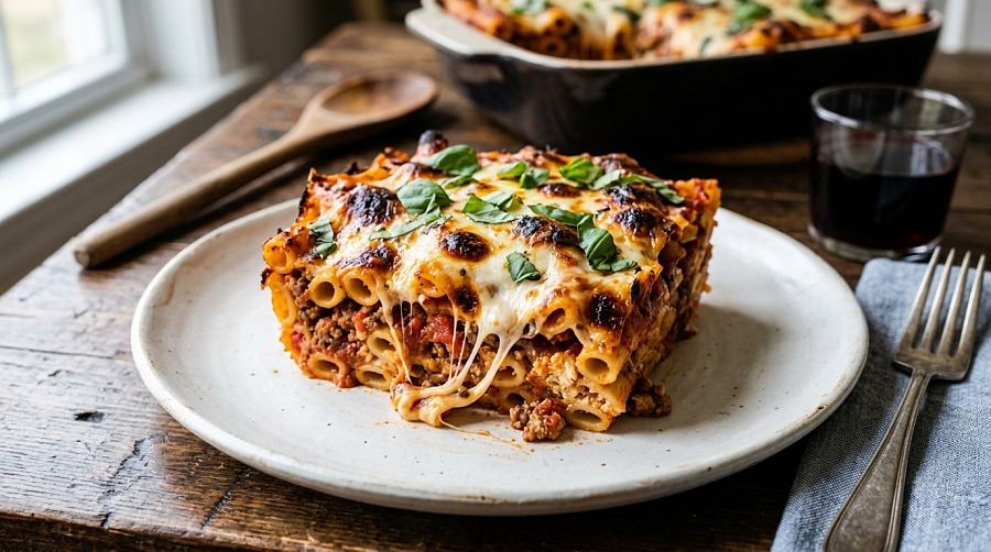 Italian Sausage Baked Ziti
