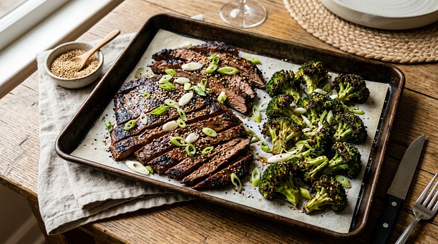 Oven Beef and Broccoli