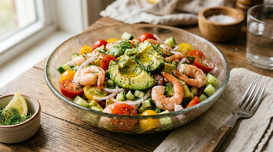 Shrimp Avocado Salad (15 Minutes)