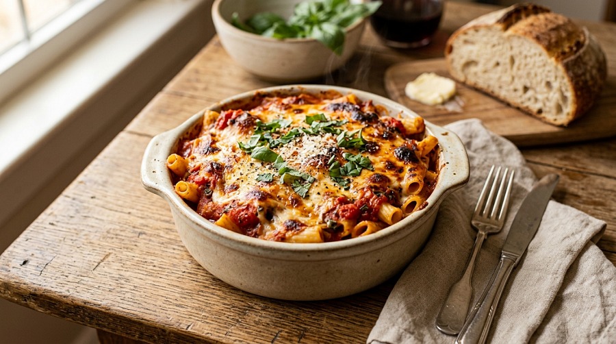 Single-Serve Baked Ziti