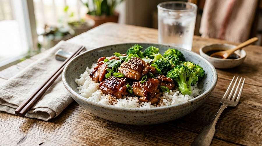 Teriyaki Chicken & Rice Bowl