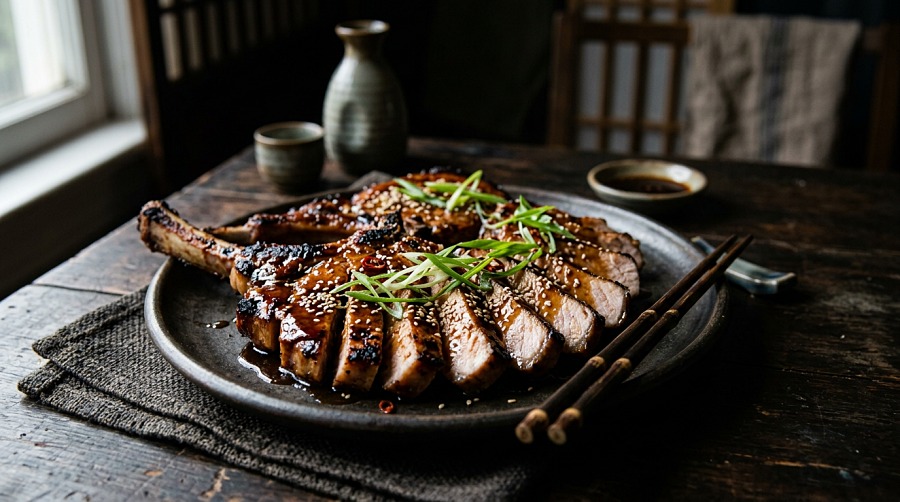 Teriyaki Ginger Pork Chops
