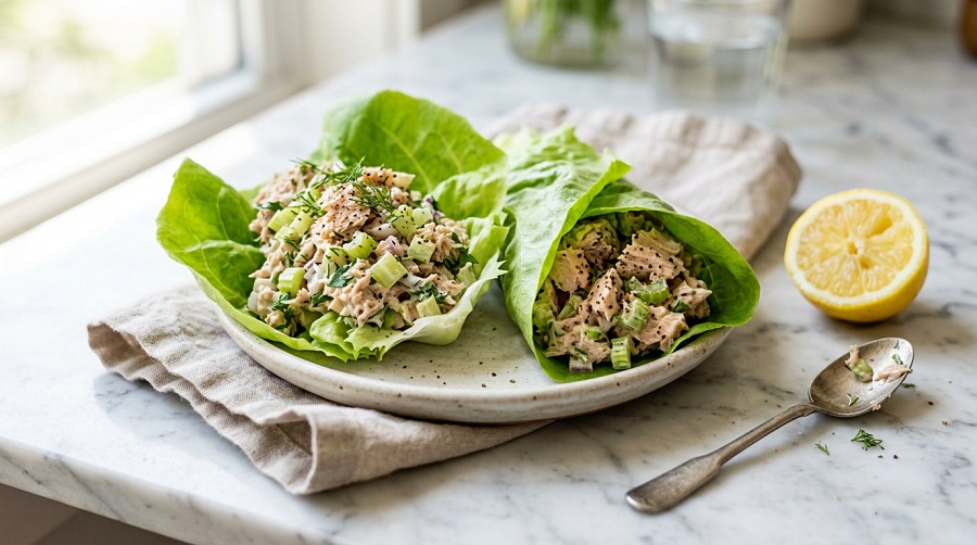 Tuna Lettuce Wraps