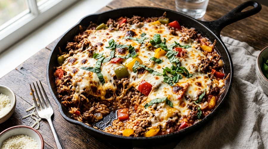 Unstuffed Bell Pepper Skillet