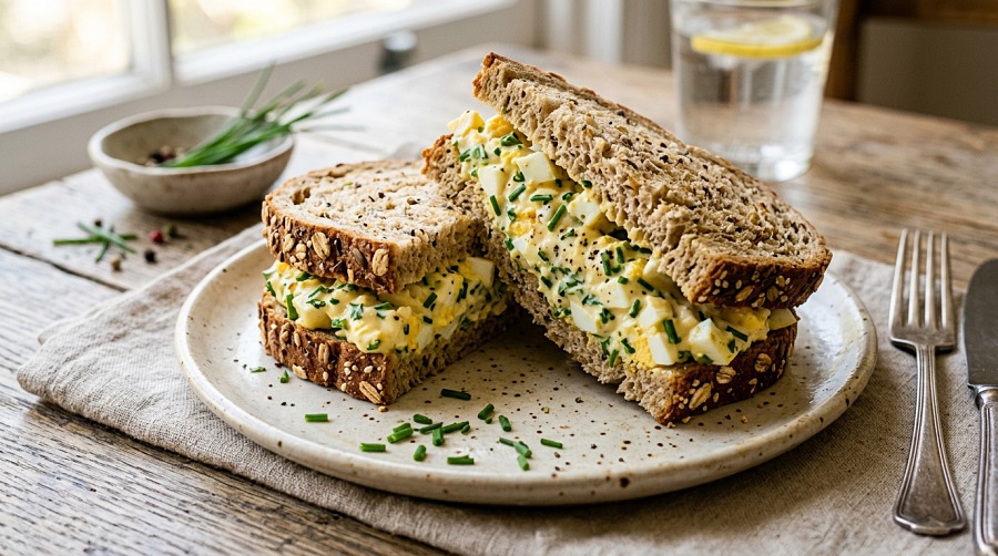 Upgraded Egg Salad Sandwich