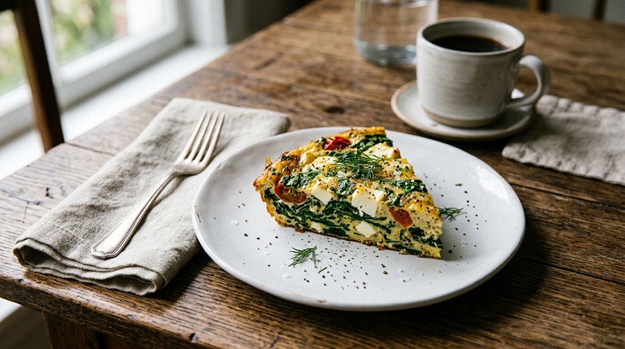 Spinach and Feta Frittata