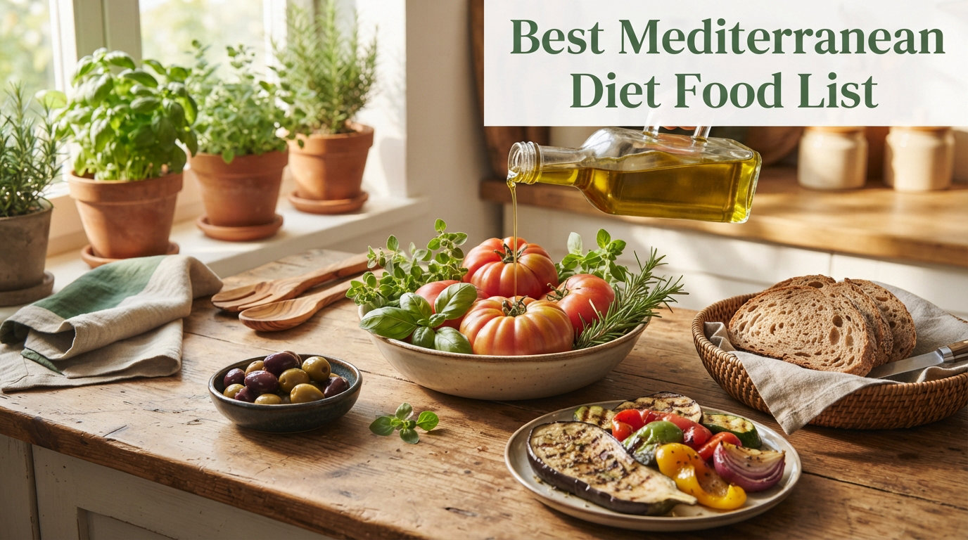 Best Mediterranean Diet Food List