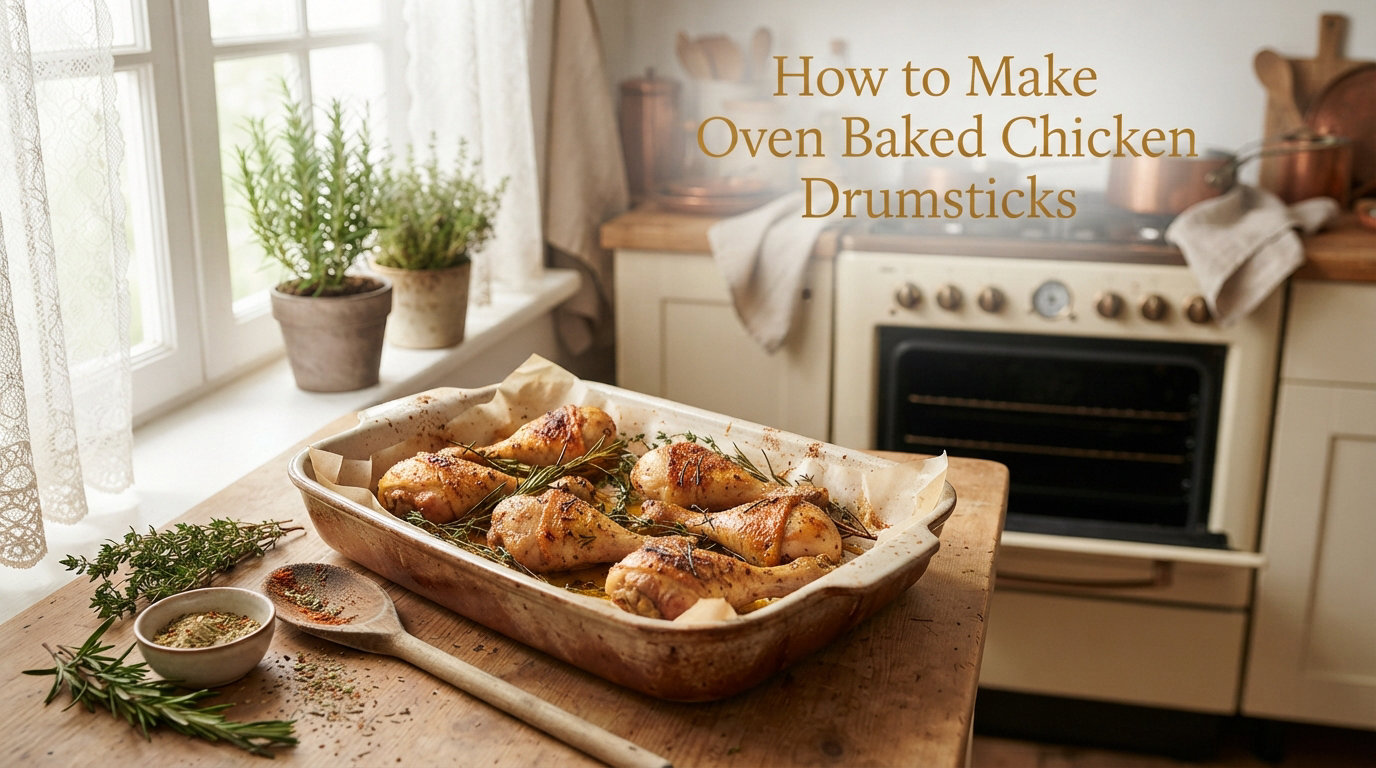 How to Make Oven Baked Chicken Drumsticks